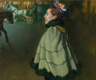 Donna agli Champs-Élysées di notte - Louis Anquetin — vista dell’opera