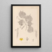 Herbier de la flore française Pl0028 - Louis Antoine Cusin — quadro incorniciato alla parete