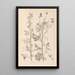 Herbier de la flore française Pl0032 - Louis Antoine Cusin — quadro incorniciato alla parete
