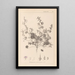 Herbier de la flore française Pl0073 - Louis Antoine Cusin — quadro incorniciato alla parete