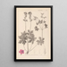 Herbier de la flore française Pl0077 - Louis Antoine Cusin — quadro incorniciato alla parete