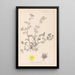 Herbier de la flore française Pl0133 - Louis Antoine Cusin — quadro incorniciato alla parete
