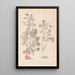 Herbier de la flore française Pl0210 - Louis Antoine Cusin — quadro incorniciato alla parete
