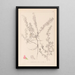 Herbier de la flore française Pl0223 - Louis Antoine Cusin — quadro incorniciato alla parete
