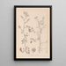 Herbier de la flore française Pl0252 - Louis Antoine Cusin — quadro incorniciato alla parete