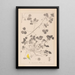 Herbier de la flore française Pl0276 - Louis Antoine Cusin — quadro incorniciato alla parete