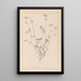 Herbier de la flore française Pl0278 - Louis Antoine Cusin — quadro incorniciato alla parete