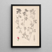 Herbier de la flore française Pl0380 - Louis Antoine Cusin — quadro incorniciato alla parete