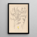 Herbier de la flore française Pl0430 - Louis Antoine Cusin — quadro incorniciato alla parete