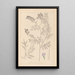 Herbier de la flore française Pl0438 - Louis Antoine Cusin — quadro incorniciato alla parete
