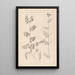 Herbier de la flore française Pl0461 - Louis Antoine Cusin — quadro incorniciato alla parete