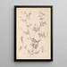 Herbier de la flore française Pl0485 - Louis Antoine Cusin — quadro incorniciato alla parete