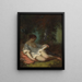 Dei lettori in un parco - Louis Antoine Estachon — quadro incorniciato alla parete