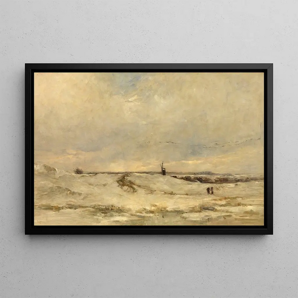 Neve - Louis Artan — quadro incorniciato alla parete