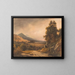 Paesaggio italiano con figure decorative - Louis Auguste Lapito — quadro incorniciato alla parete
