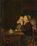 Una madre e suo figlio - Louis Bernard Coclers — vista dell’opera