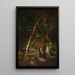 Sous-bois Fontainebleau - Louis Boulanger — quadro incorniciato alla parete