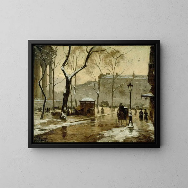 La place de la Madeleine - Louis Braquaval — quadro incorniciato alla parete