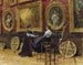 I copisti al Museo del Louvre - Louis Broud — vista dell’opera