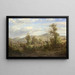 tra Tallarook e Yea - Louis Buvelot — quadro incorniciato alla parete