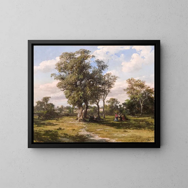 Parco di St Kilda - Louis Buvelot — quadro incorniciato alla parete