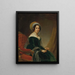 Dame al turbante o ritratto di Madame Moritz Koenigswarter e Cécilia Wertheimer - Louis Camille Muraton — quadro incorniciato alla parete