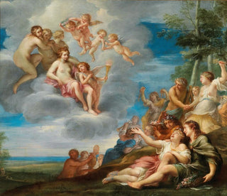 Louis Cousin - Venus and Apollo with the Muses.webp