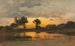 Crepuscolo sul bordo dello stagno - Louis Douzette — vista dell’opera