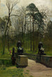 Pont de lions dans le Tiergarten - Louis Douzette — vista dell’opera