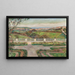 Vista dai giardini - Louis Floutier — quadro incorniciato alla parete