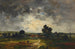 Figures dans un champ sous un ciel orageux - Louis François Victor Watelin — vista dell’opera