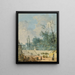 Due vedute del parco di Saint-Cloud - Louis Gabriel Moreau — quadro incorniciato alla parete