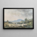Vista Panoramica Attraverso un Parco su Terrazza - Louis Gabriel Moreau — quadro incorniciato alla parete