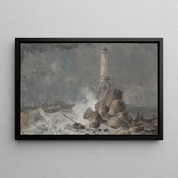 Louis Gabriel Moreau - The Lighthouse Le Grand Phare.webp