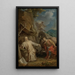 Saint Martin agenouillé devant un monaco eremita - Louis Galloche — quadro incorniciato alla parete