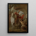 Saint Martin partageant son manteau avec un mendicante - Louis Galloche — quadro incorniciato alla parete