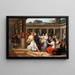 Ulisse riconosce Achille tra le ragazze di Lycomède - Louis Gauffier — quadro incorniciato alla parete