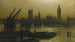 Ponte di Westminster con le Camere del Parlamento - Louis Grimshaw — vista dell’opera