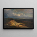 Paesaggio di Erica in Jutland - Louis Gurlitt — quadro incorniciato alla parete