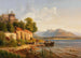 Paesaggio costiero del Nord Italia con figure - Louis Gurlitt — vista dell’opera