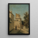 La rue du Mont-Cenis à l'angle de la rue Saint-Vincent Montmartre 18e arrondissement - Louis Hista — quadro incorniciato alla parete