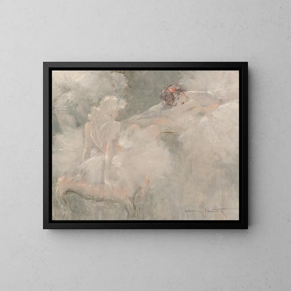 Attitudes - Louis Icart — quadro incorniciato alla parete