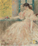 Donna pensierosa - Louis Icart — vista dell’opera