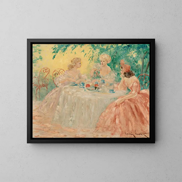 Confidences partagées - Louis Icart — quadro incorniciato alla parete