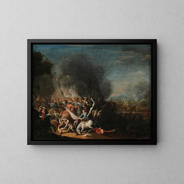 Bataille - Louis Joseph Watteau — quadro incorniciato alla parete