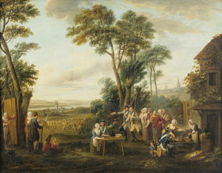 La partenza dei coscritti - Louis Joseph Watteau — vista dell’opera