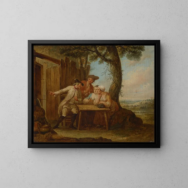 Le Retour - Louis Joseph Watteau — quadro incorniciato alla parete