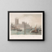 Nuovo Palazzo di Westminster - Louis Jules Arnout — quadro incorniciato alla parete