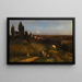Paesaggio serale - Louis Kolitz — quadro incorniciato alla parete