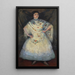 Ritratto di Mademoiselle Perusina - Louis Kronberg — quadro incorniciato alla parete